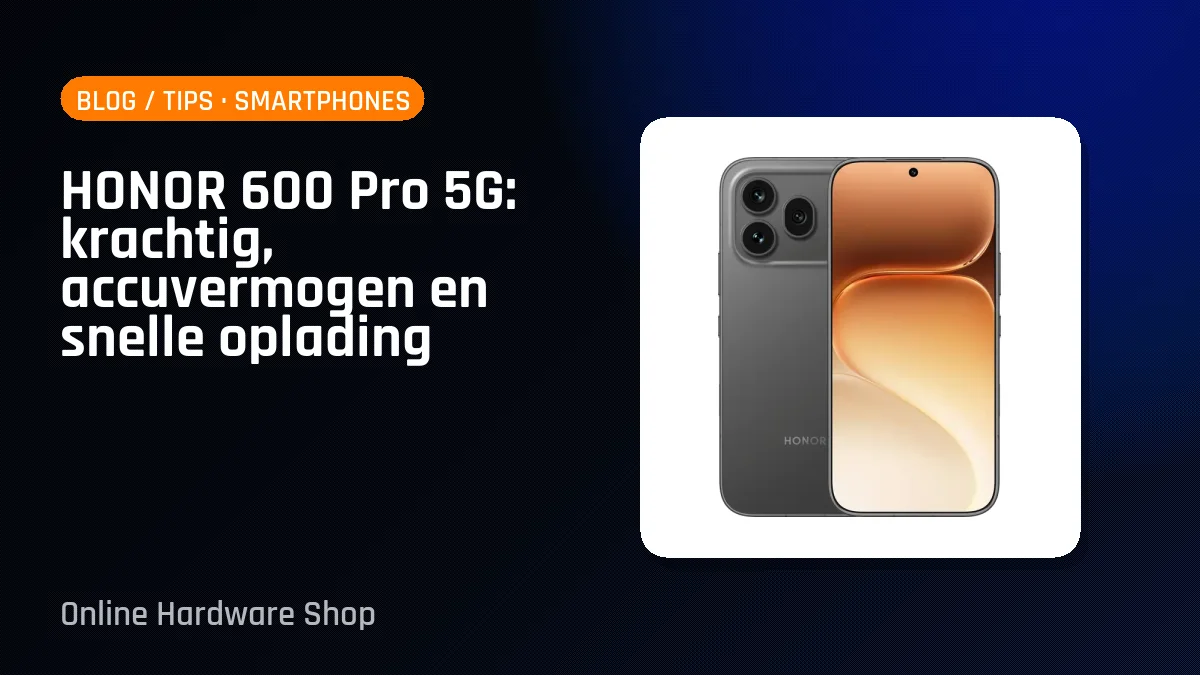 HONOR 600 Pro 5G: krachtig, accuvermogen en snelle oplading