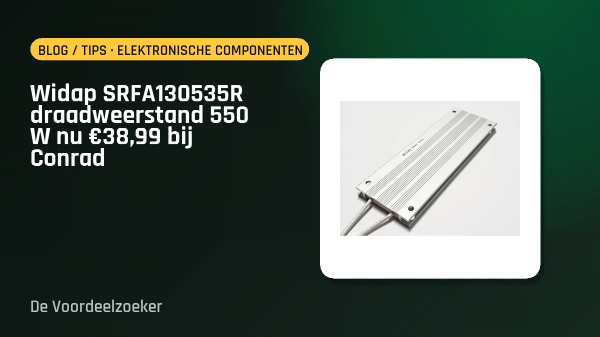 Widap SRFA130535R draadweerstand 550 W nu €38,99 bij Conrad