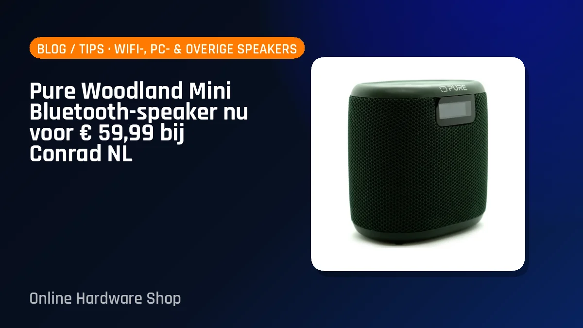 Pure Woodland Mini Bluetooth-speaker nu voor € 59,99 bij Conrad NL